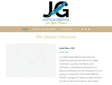 Tablet Screenshot of justiciagrafica.com